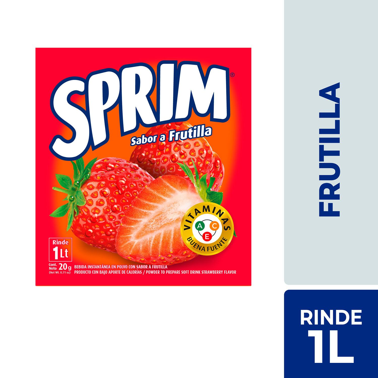 Sprim Jugo en Polvo Frutilla 20 g