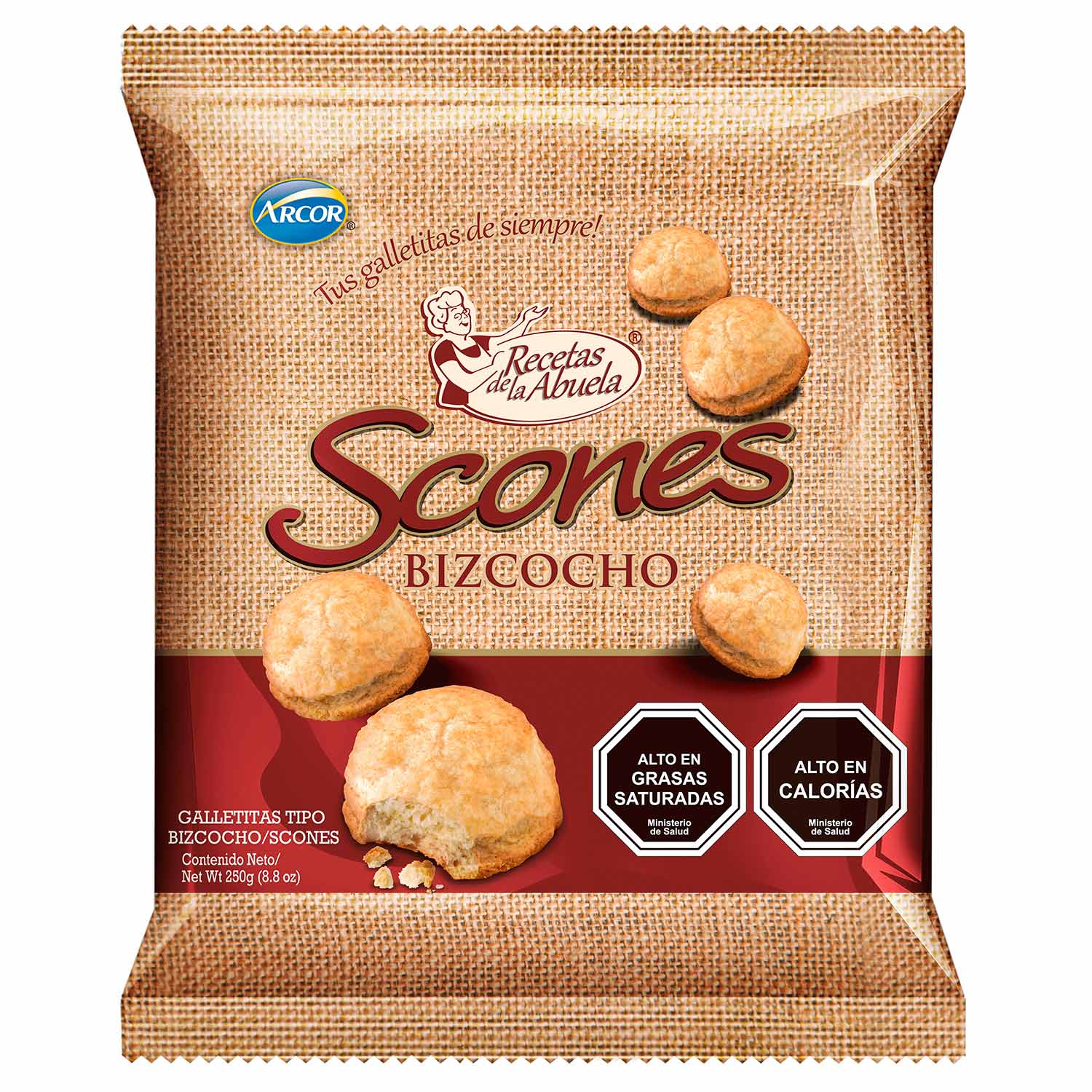 Galletas Scones bizcocho 250 g 