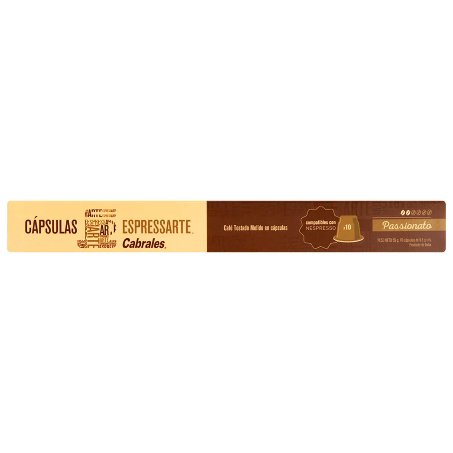 Cápsulas de café passionato 10 un. 6 g | Jumbo.cl