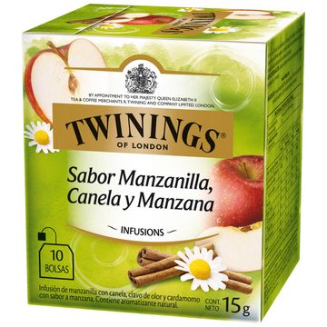 Infusión Twinings Manzanilla 10 bolsitas 10 g