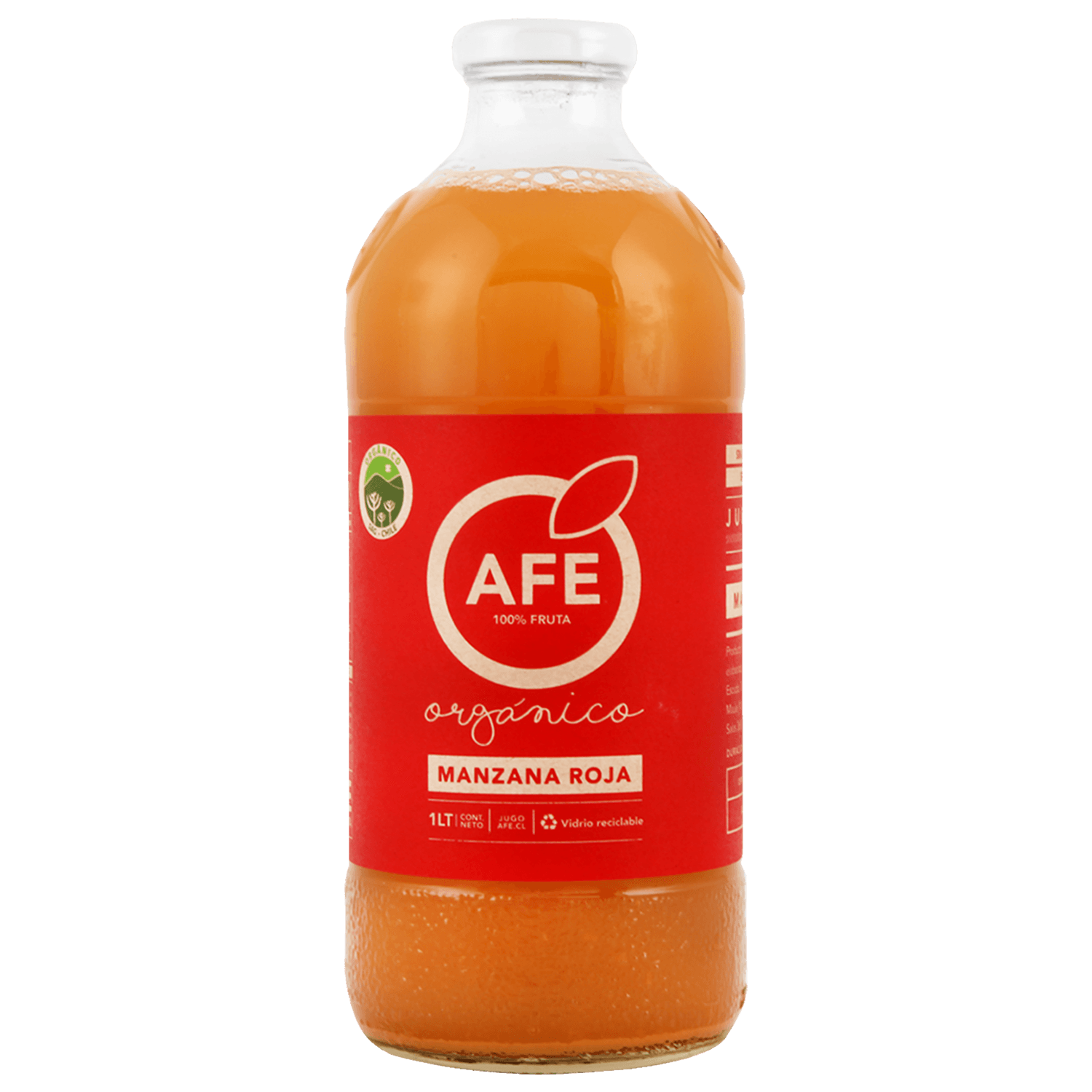 Afe Jugo Orgánico Manzana 100% Fruta Natural 1 L