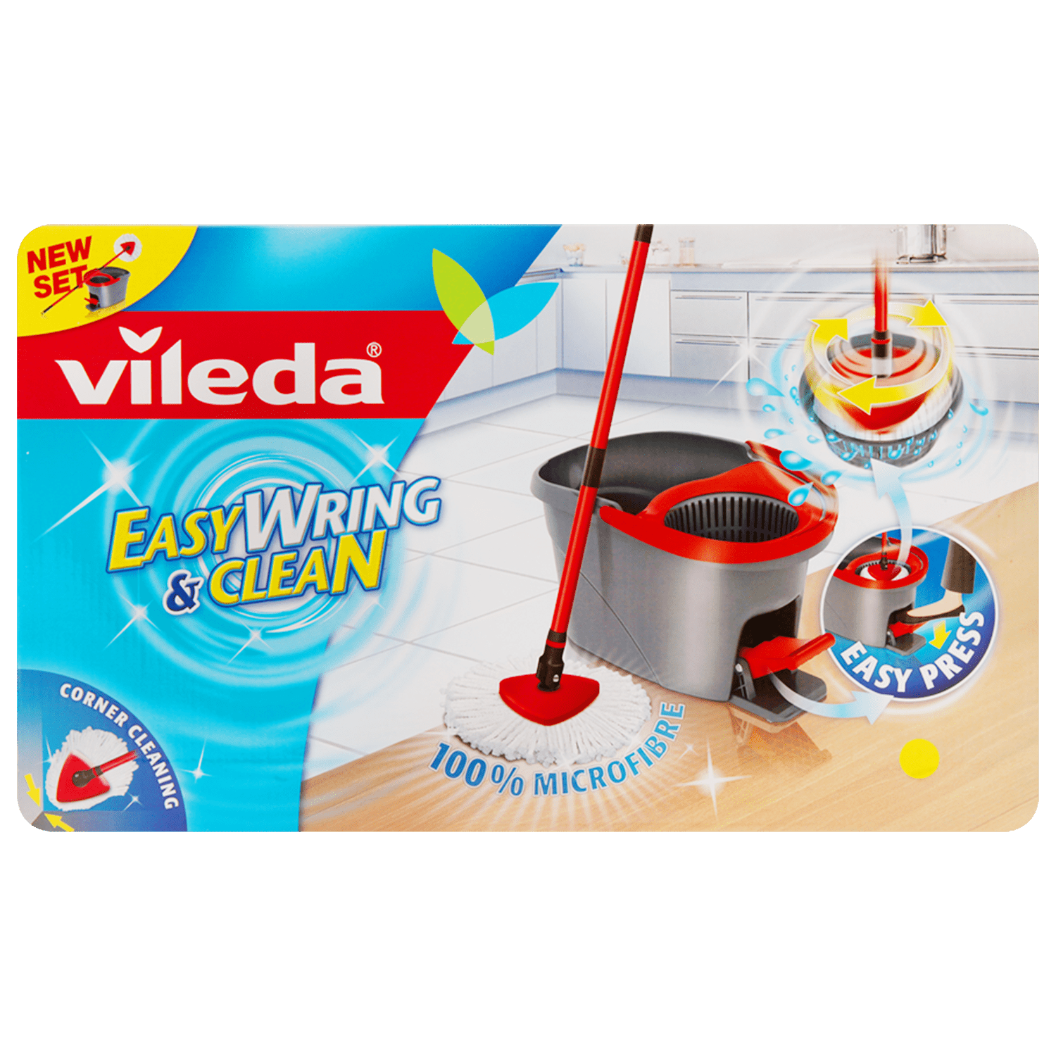 Mopa Vileda + Balde Automatic Wring And Clean