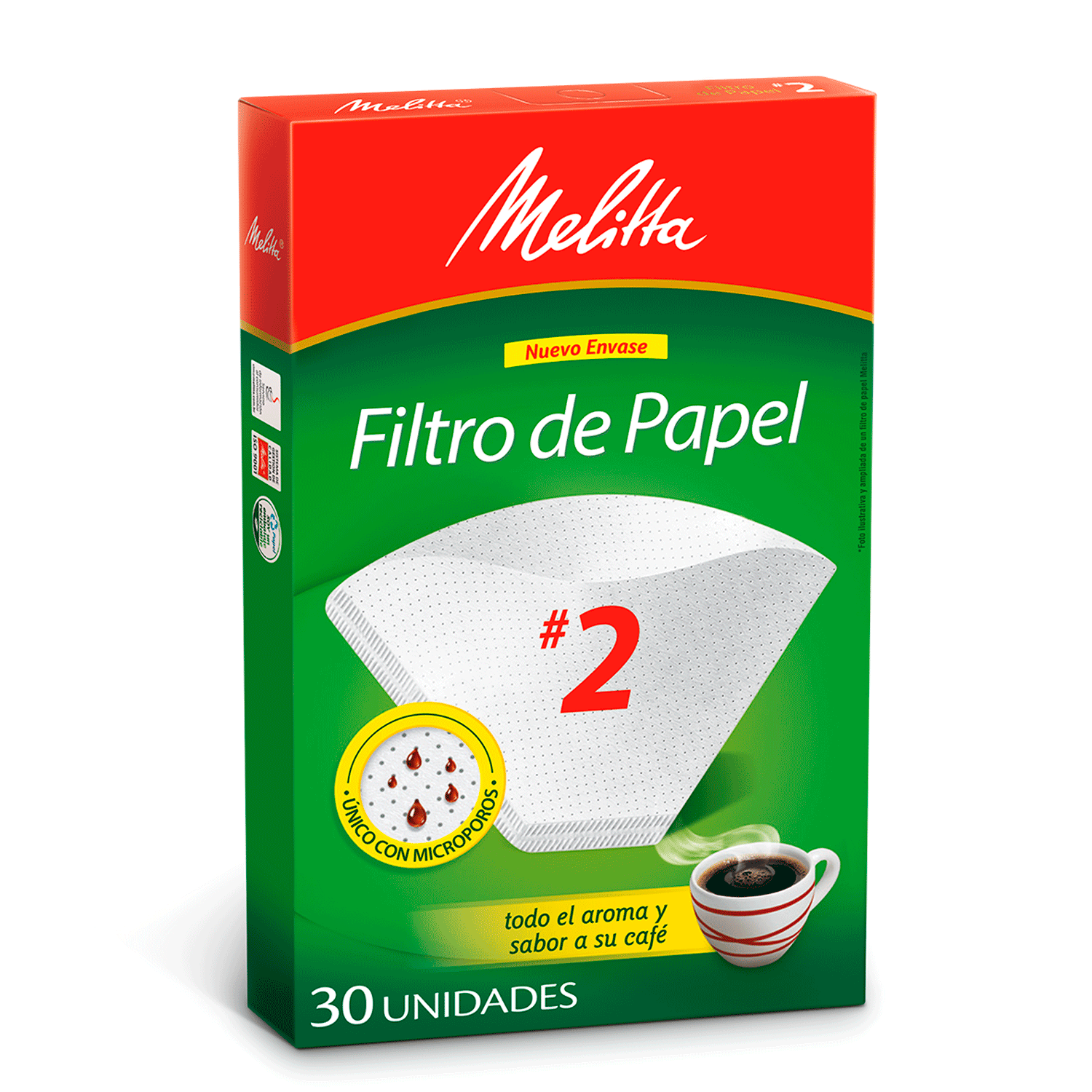 Papel filtro café N°2 30 un.