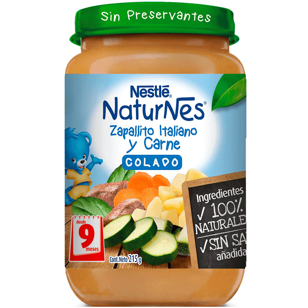 Comparar precios: Colado Naturnes Zapallito Italiano Y Carne, 215 G - Nestlé Naturnes - ¿Cuánto Cuesta? ¿Dónde Comprar?