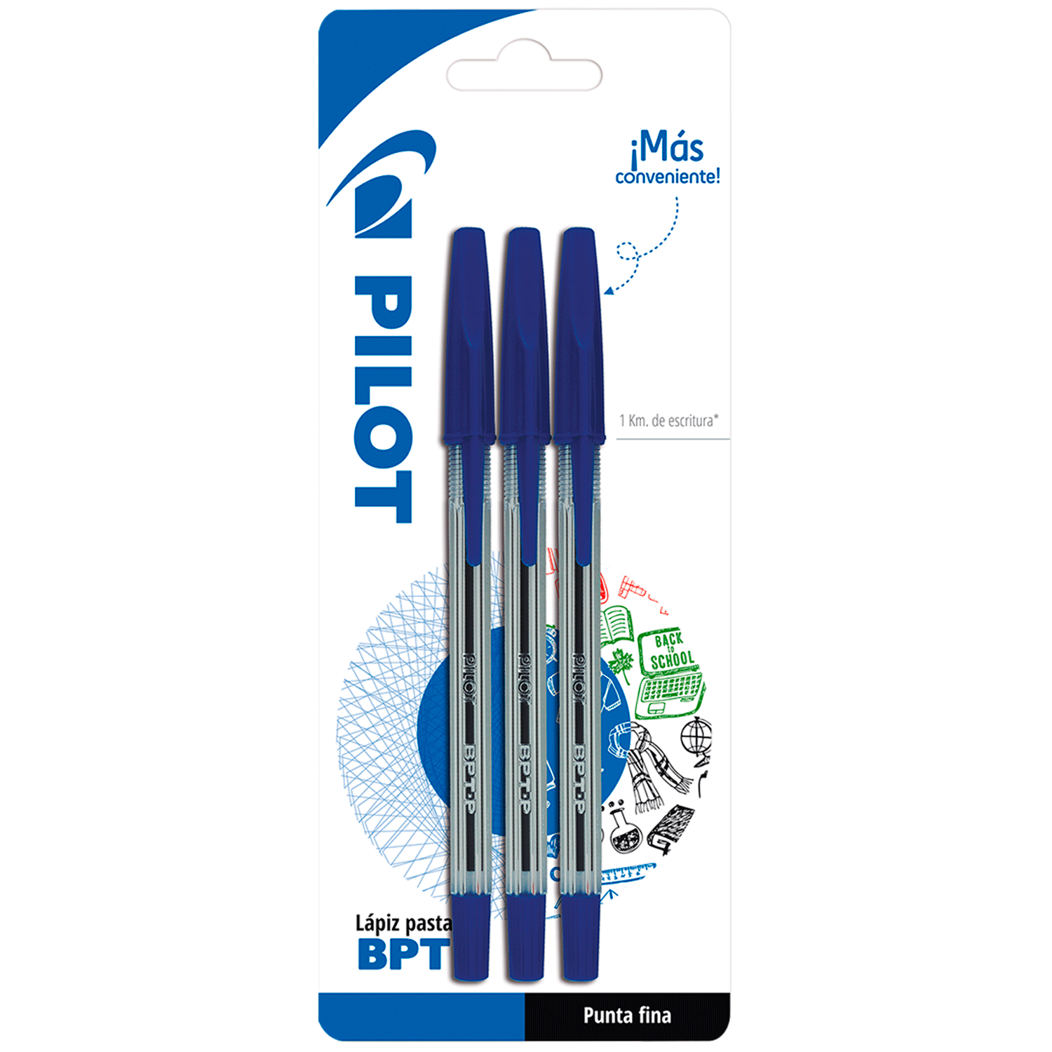 BOLIGRAFO PILOT BPT-P 0.7 AZUL