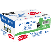 Leche entera Sin Lactosa Colun 1 Lt