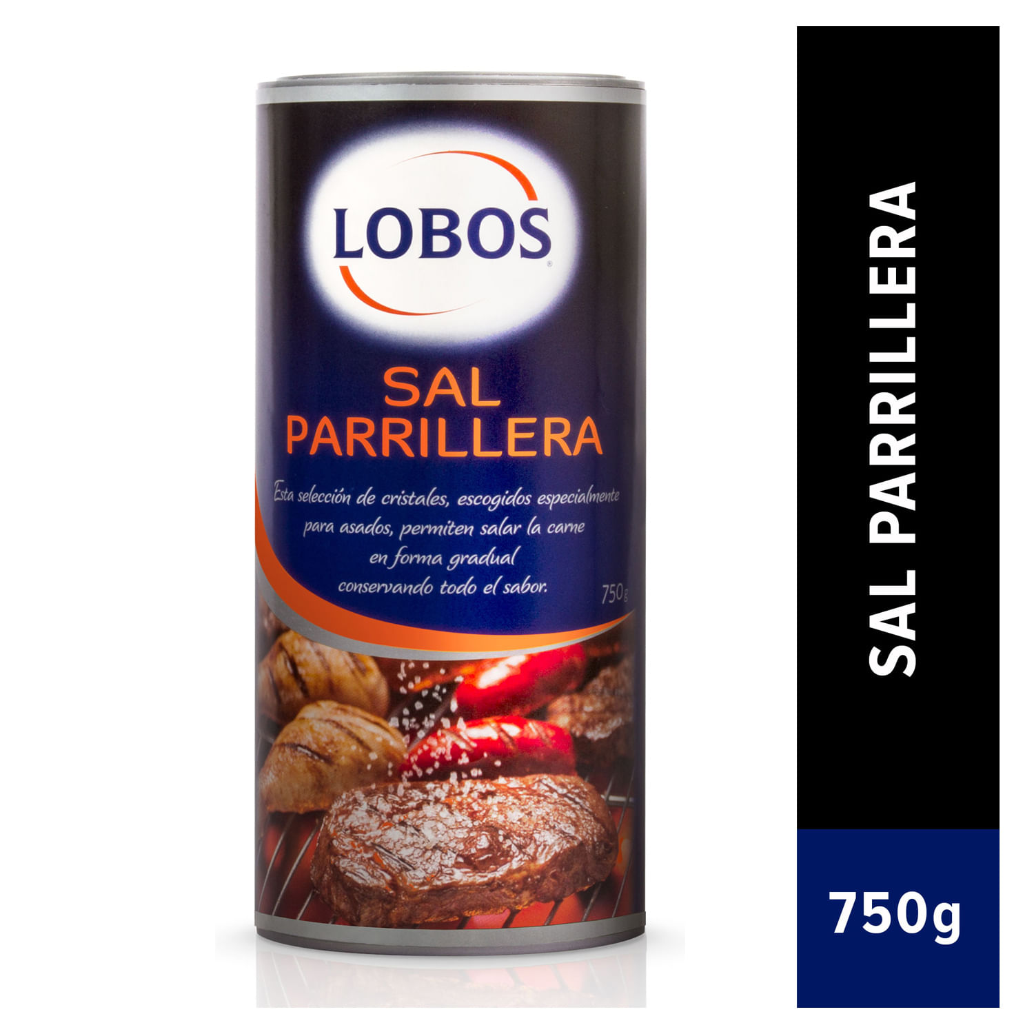 Sal parrillera yodada frasco 750 g 