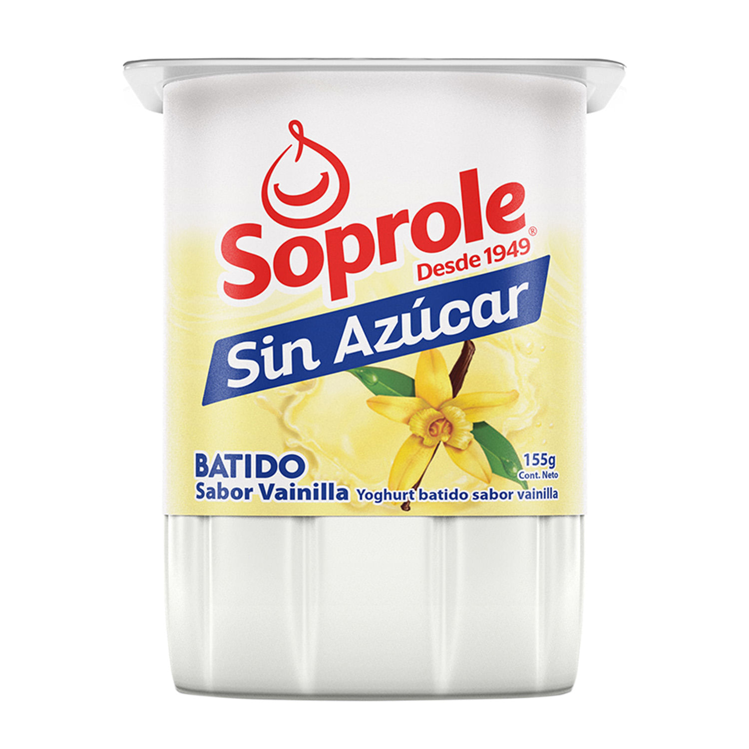 yogurt natural - soprole - 1 porción 155 gr