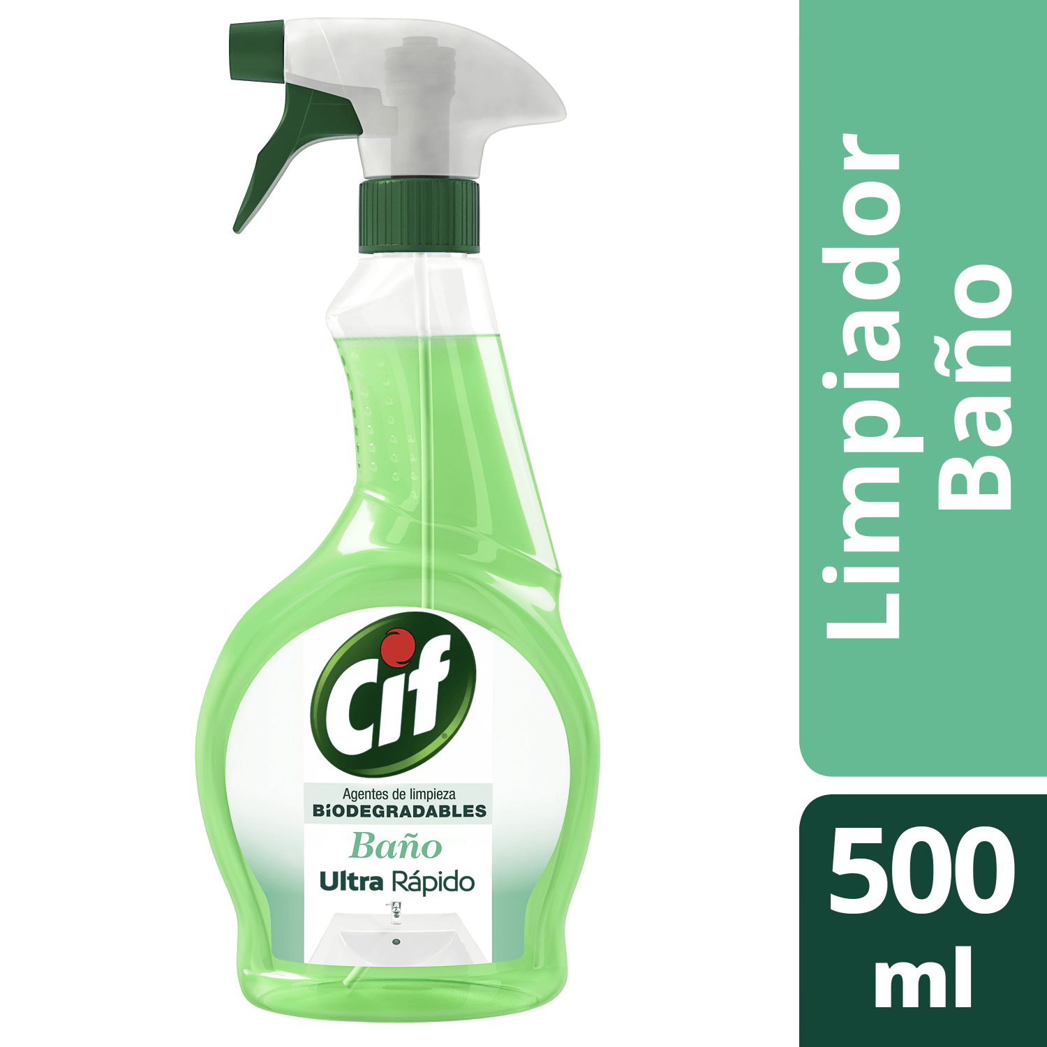 Limpiador Baño Cif Biodegradable Gatillo 500 ml