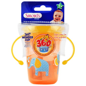 Vaso Magic Cup 360 Para Bebé Antiderrame 230 Ml +8 Meses Nuk