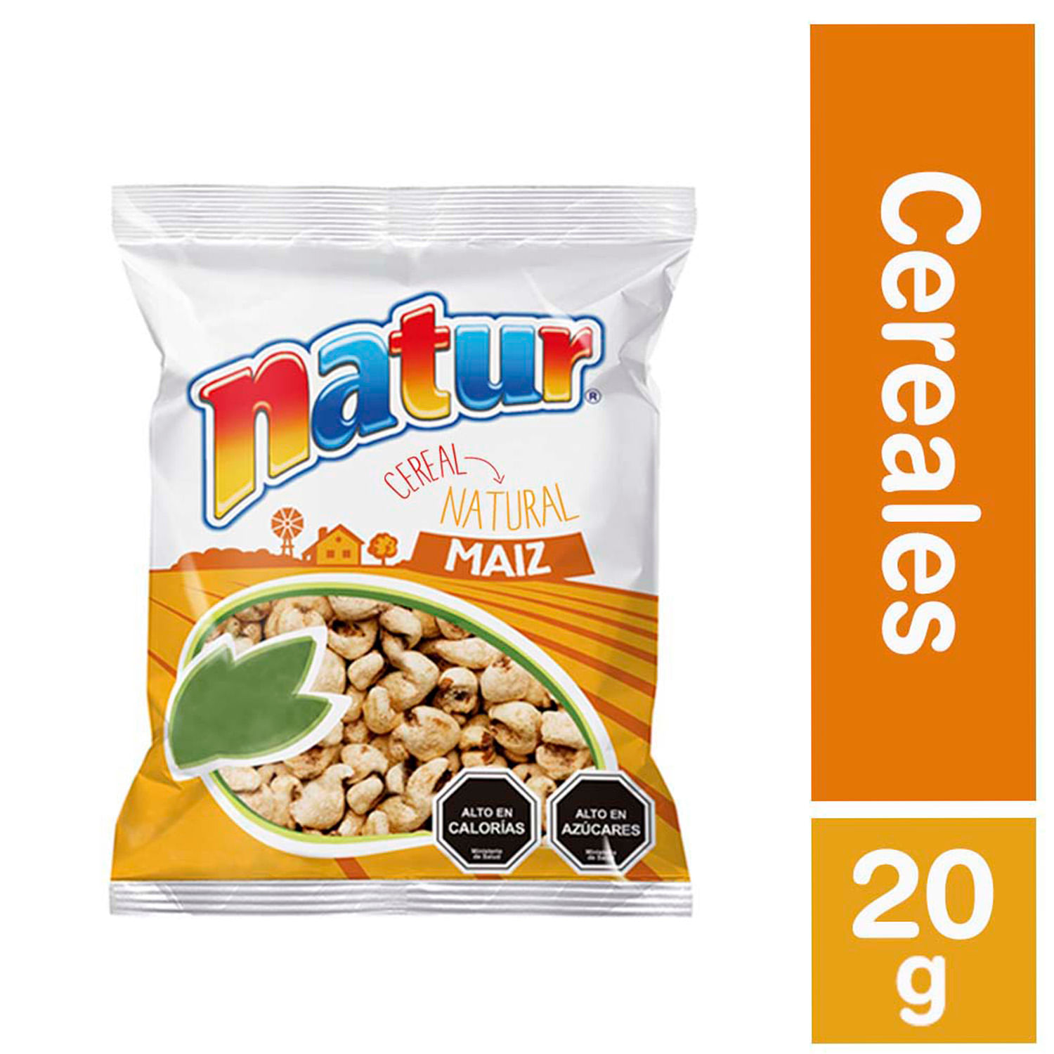 Cereal Natur 20 g, natural de maíz 