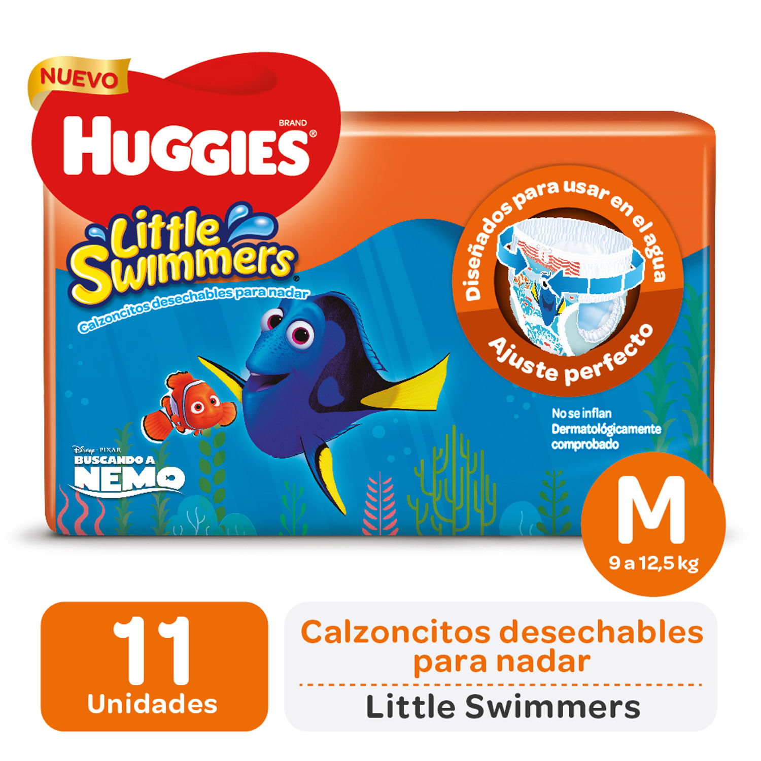 Huggies little best sale swimmers size m