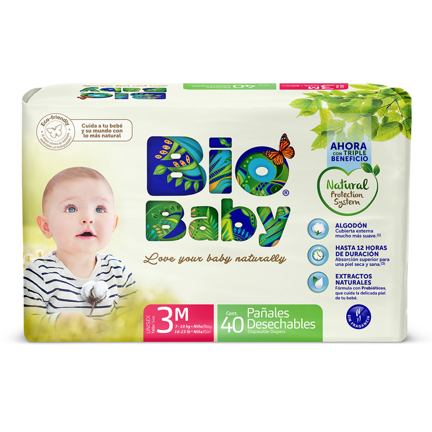 Industrializar Cenagal Imaginativo Pañales Bio Baby Ecológicos Talla M 40 un. | Jumbo.cl