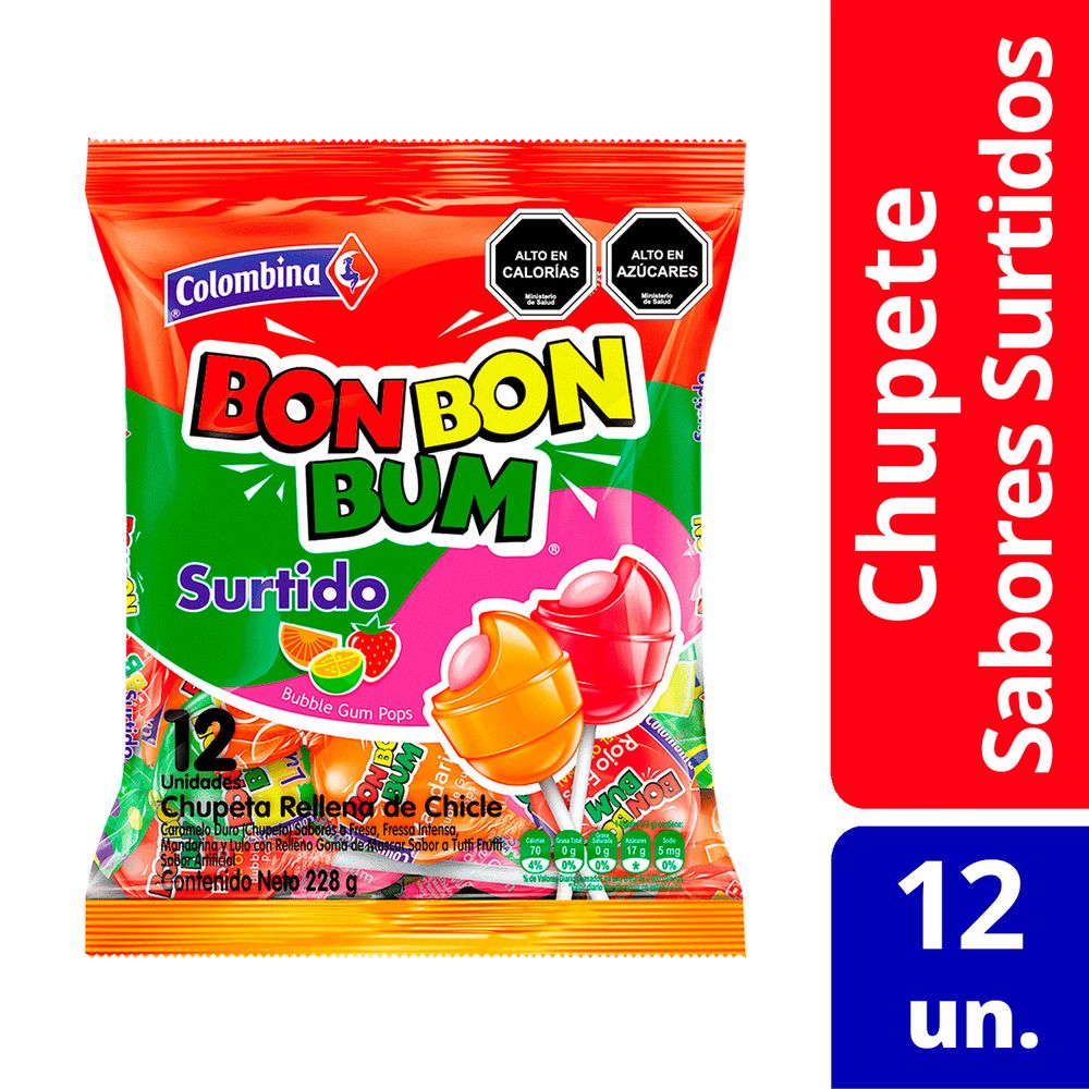 Comparar precios: Chupete Bon Bon Bun Surtido 228 G - Colombina - ¿Cuánto Cuesta? ¿Dónde Comprar?