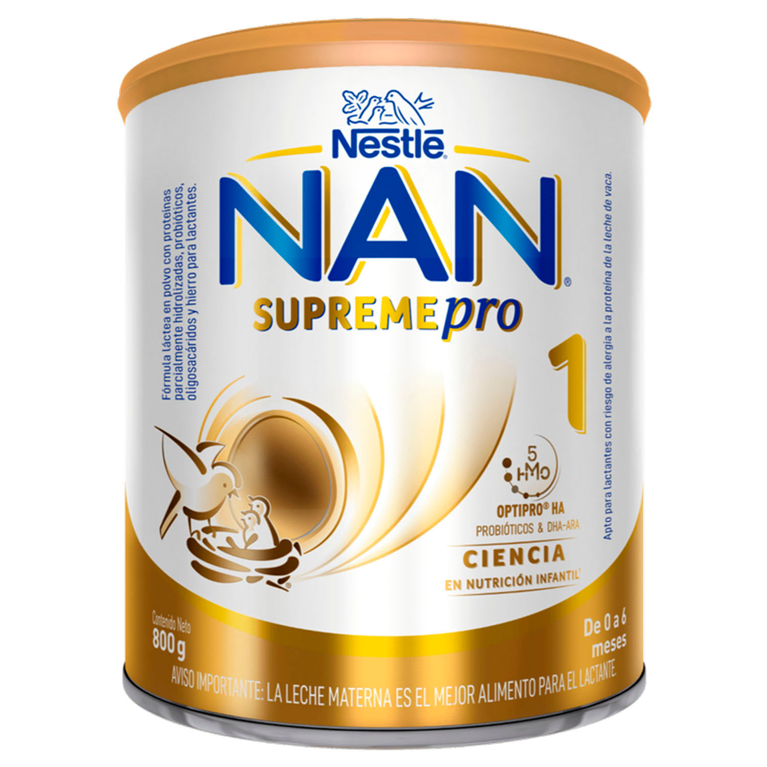 NAN Leche Nan 1 Supreme 800g Tarro Formula Infantil