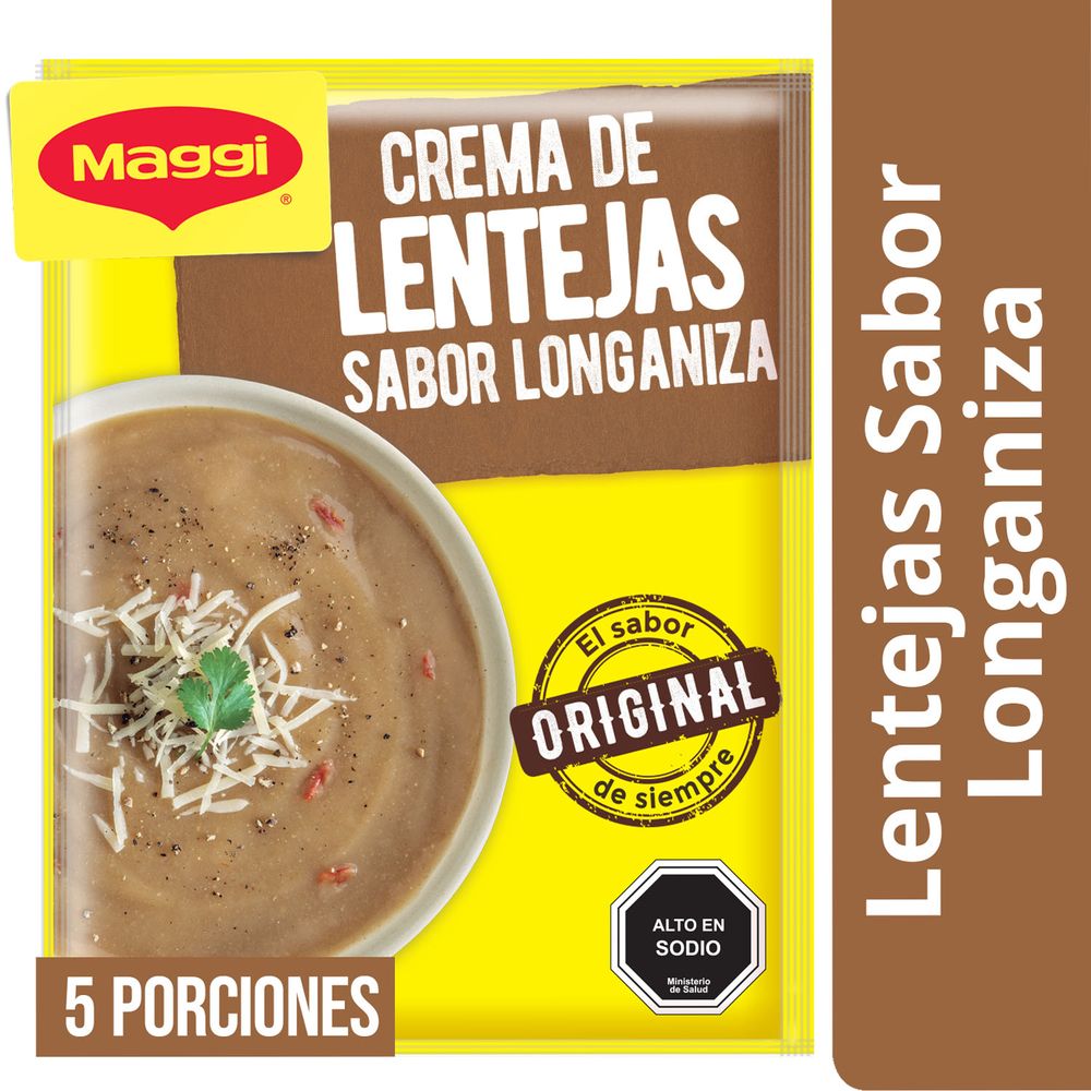 Comparar precios: Crema Lentejas Sabor Longaniza 4 Porciones, 63 G - Maggi - ¿Cuánto Cuesta? ¿Dónde Comprar?