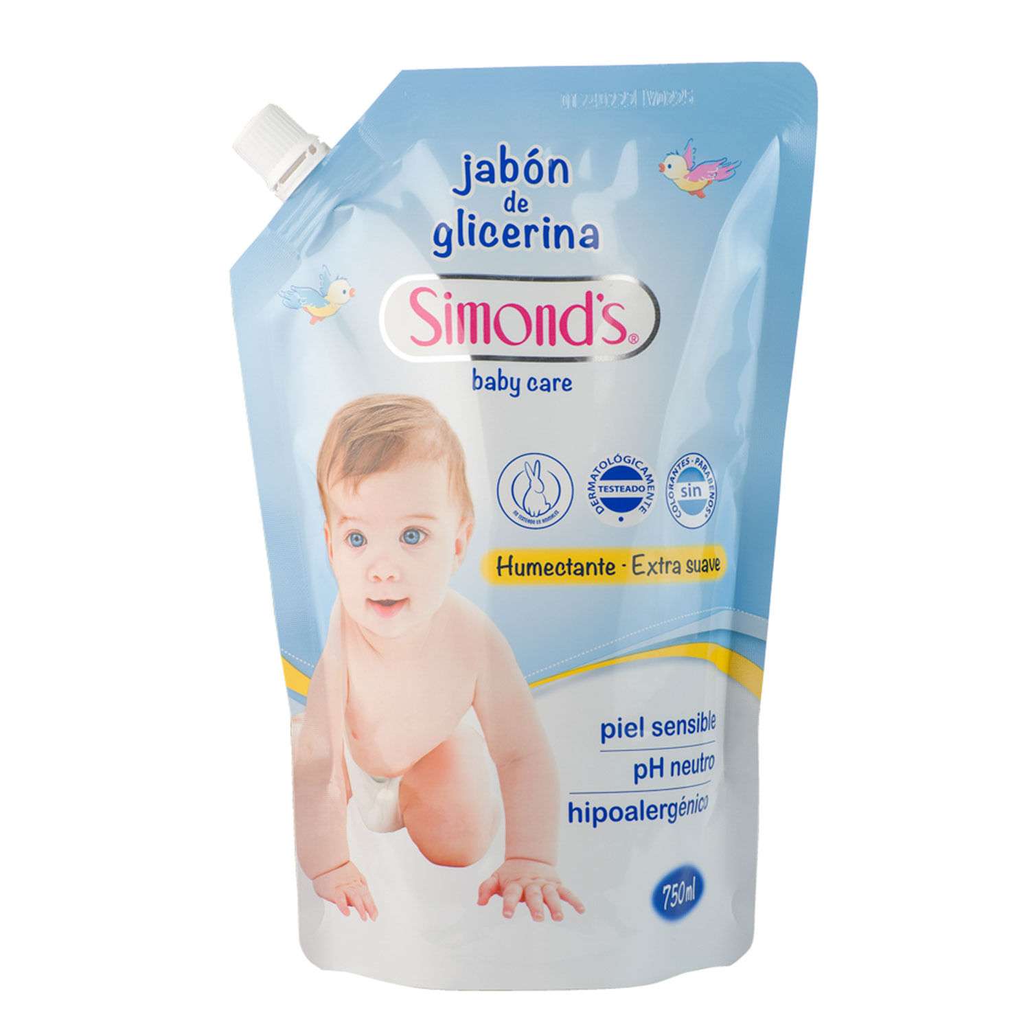 Jabón Bebé glicerina doypack 750 ml