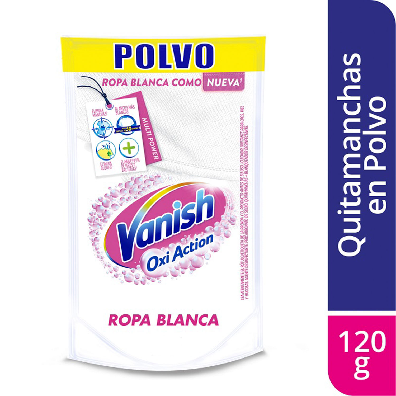 Quitamanchas Vanish Polvo White 120 g | Jumbo.cl