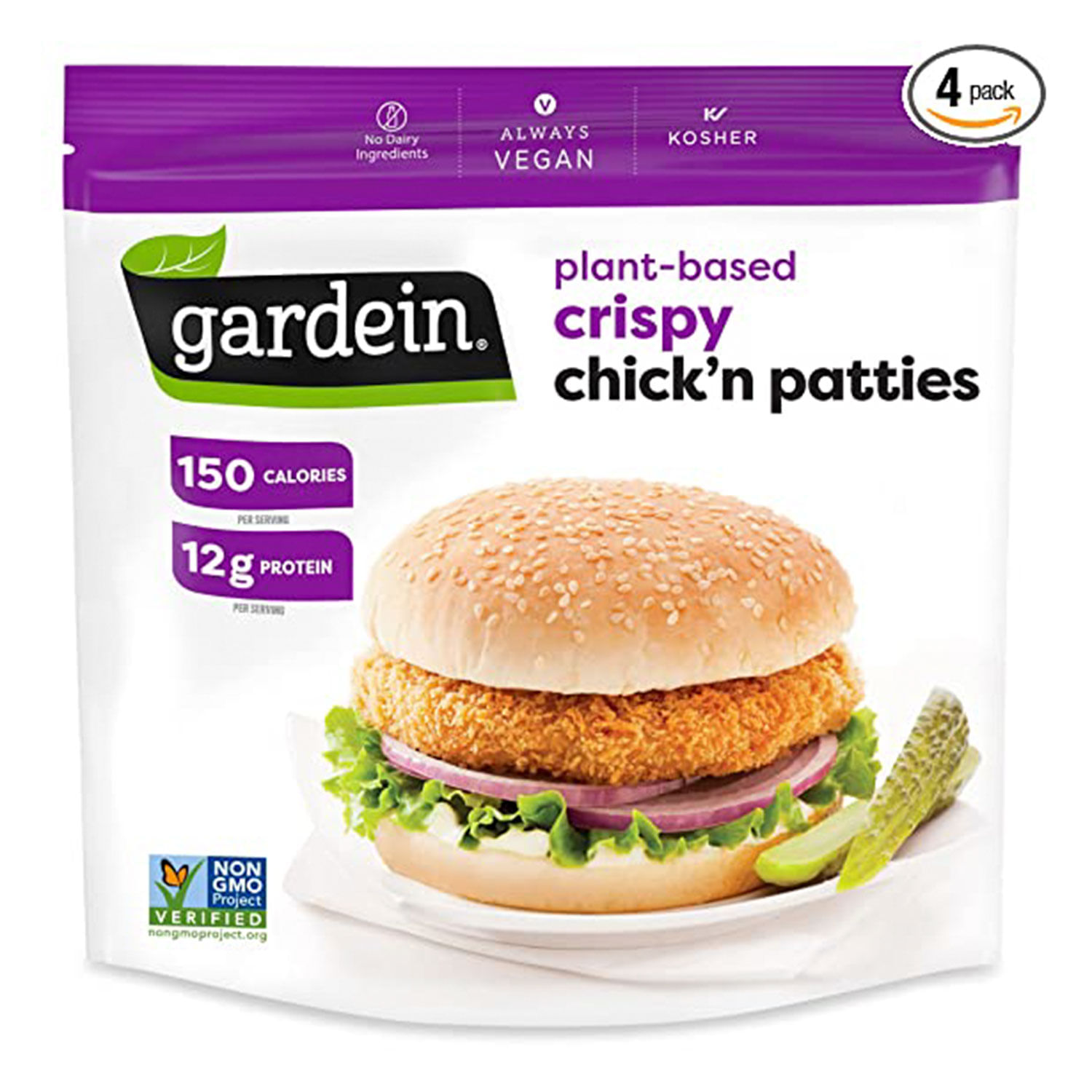 Hamburguesa vegana pollo Crispy Chickn' Patties 351 g 