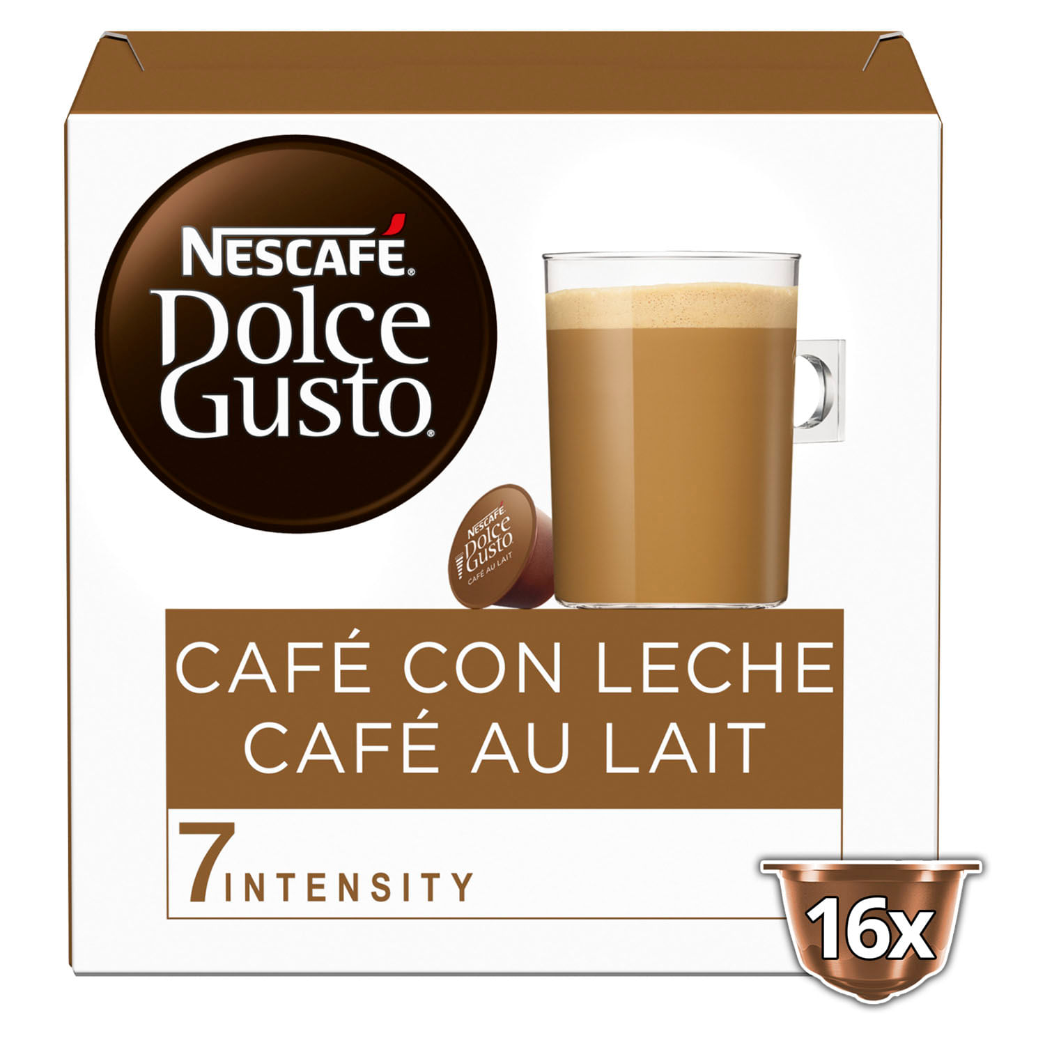 Nescafé Dolce Gusto Sabor Espresso Intenso, Café en Cápsulas, 16