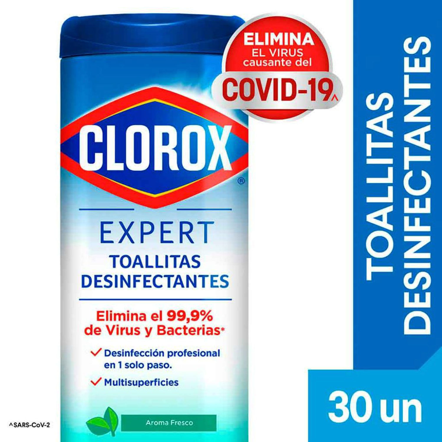 Toallitas Desinfectantes Clorox Expert Fresco 30 un.