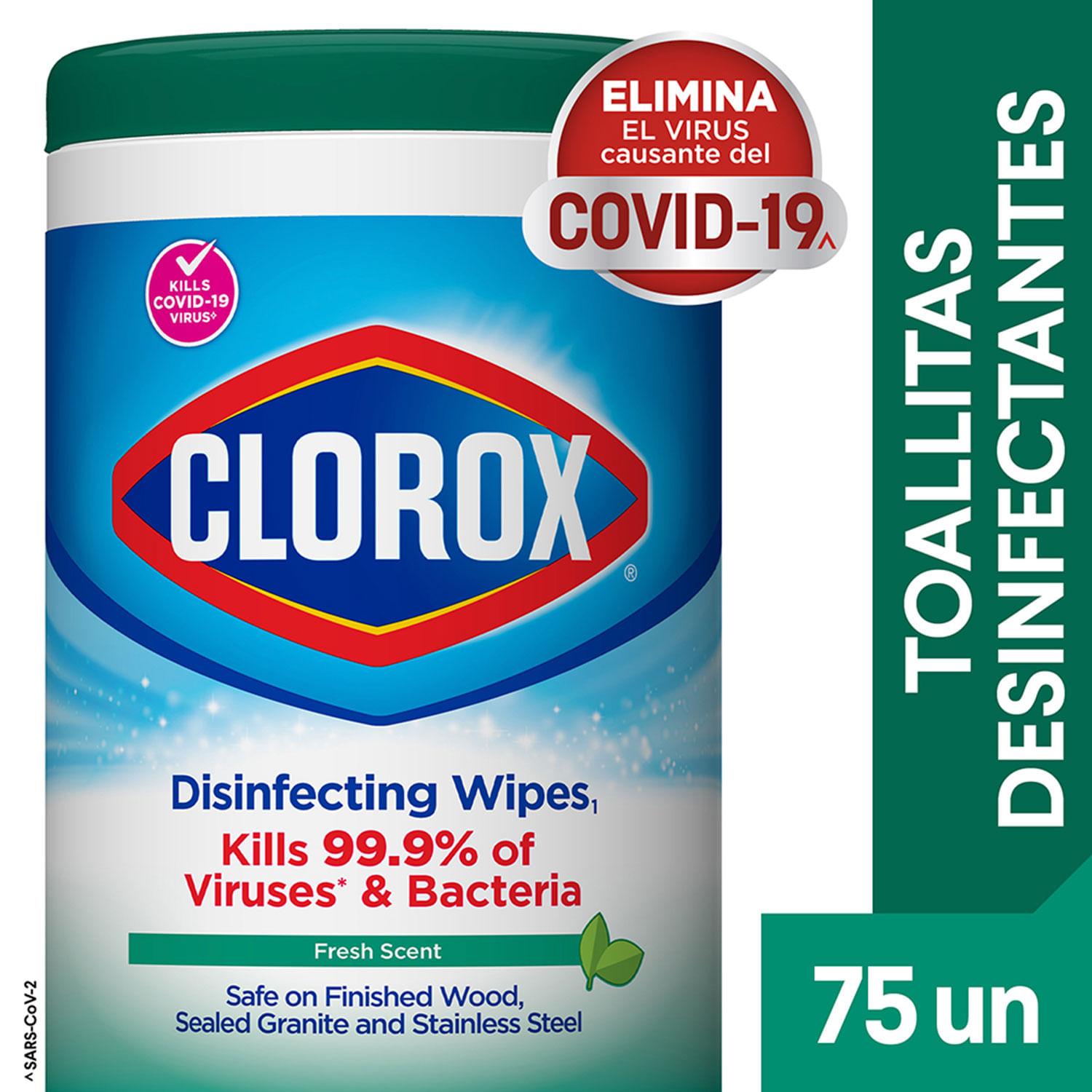 Clorox toallitas desinfectantes tarro con 30 unidades - Xtreme Clean