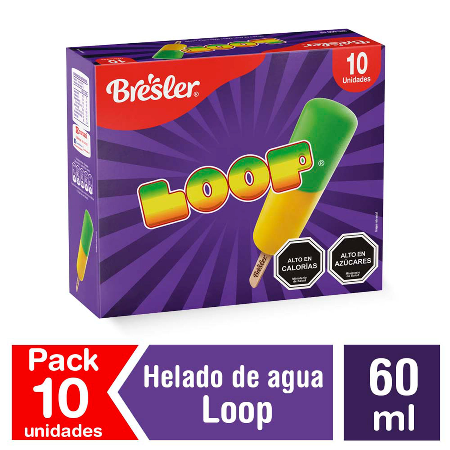 Bresler Helado Multipack Loop 600 ml