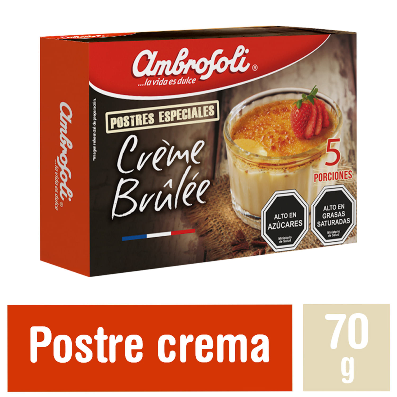 Postre due Creme Brulée 70 g 