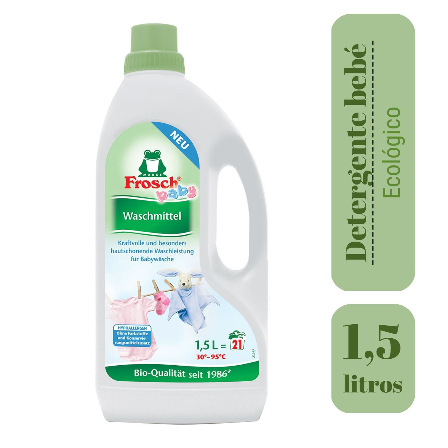 Detergente Líquido Frosch Ropa Bebé 1.5 | Jumbo.cl