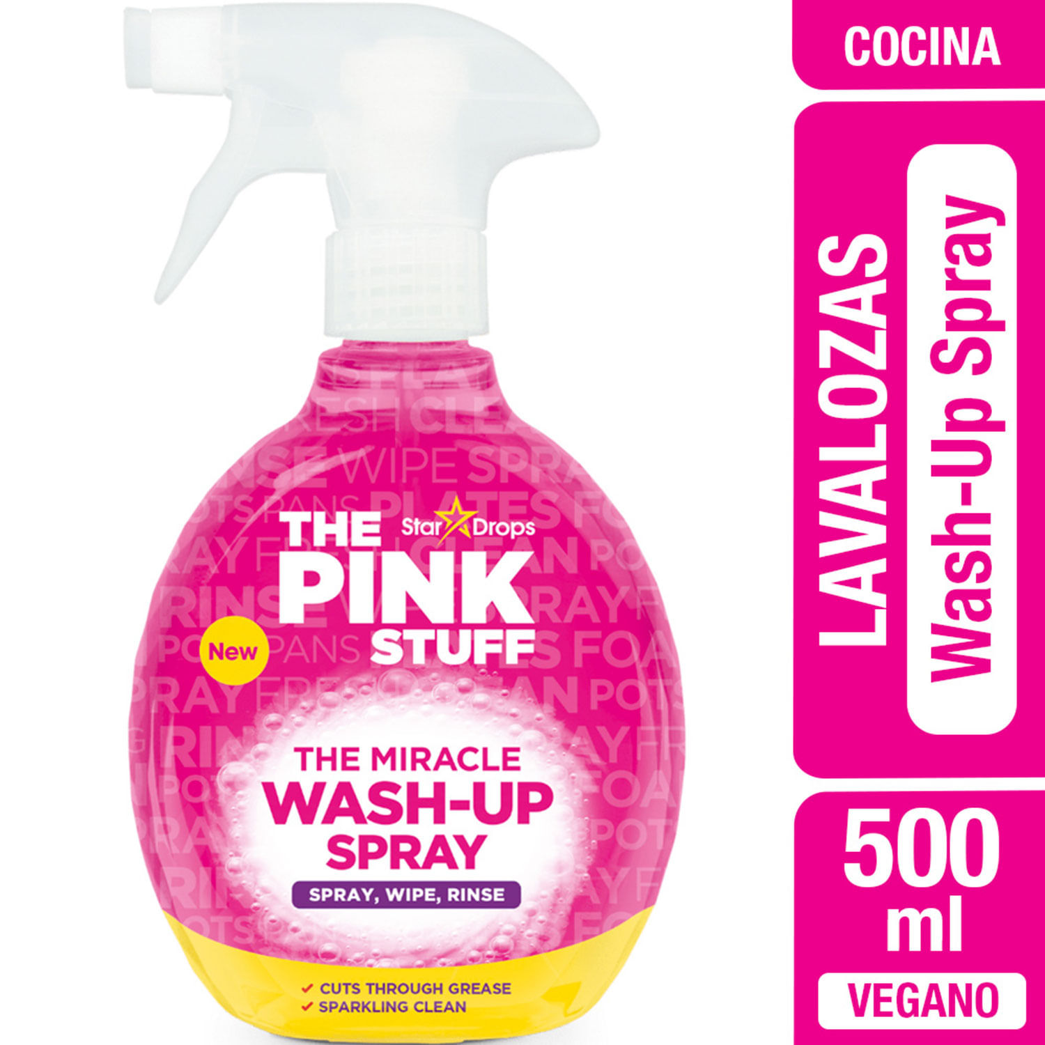 The Pink Stuff - La pasta de limpieza multiusos Miracle (spray de espuma)
