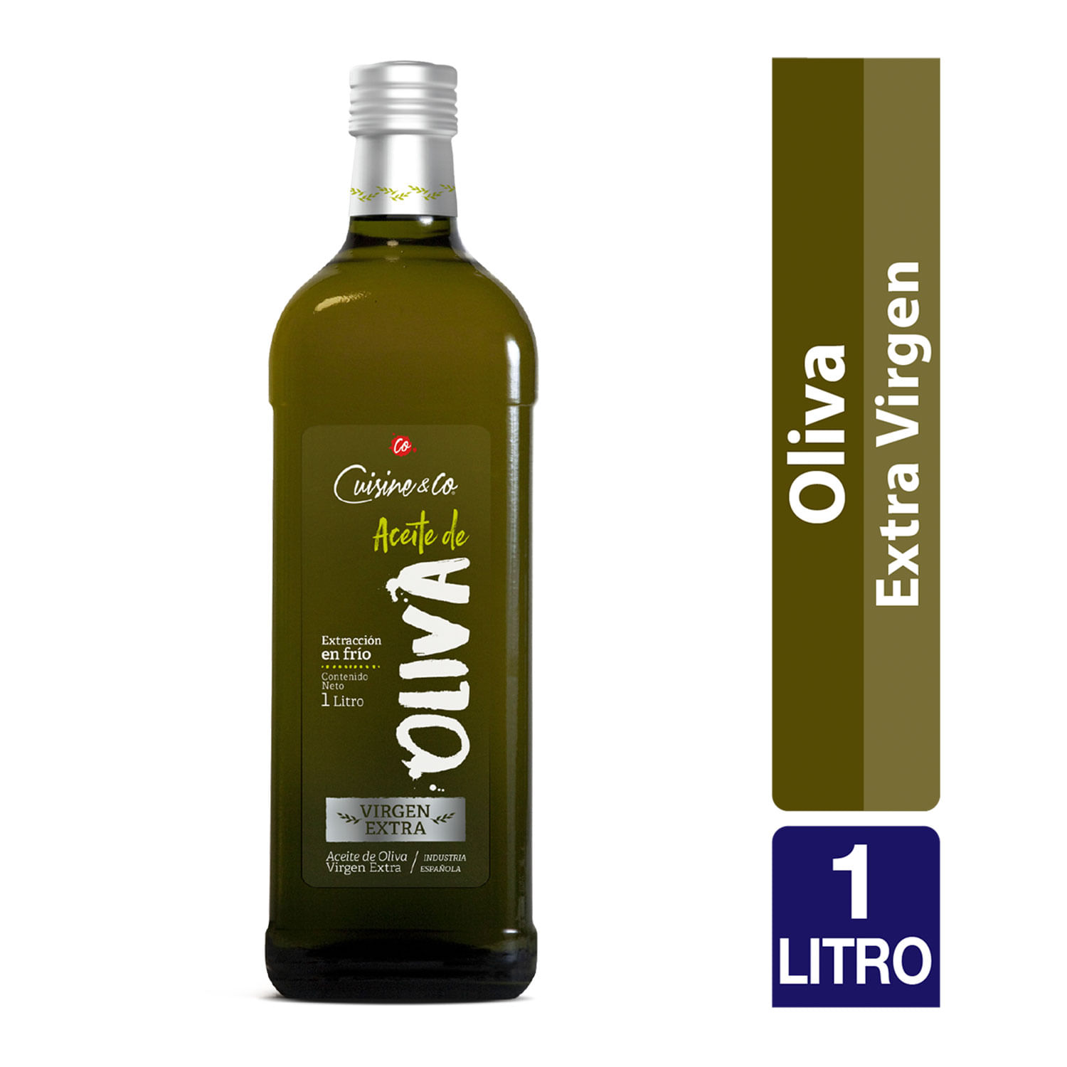 Aceite de Oliva Extra Virgen Olivo de Plata Blend - 1 Litro
