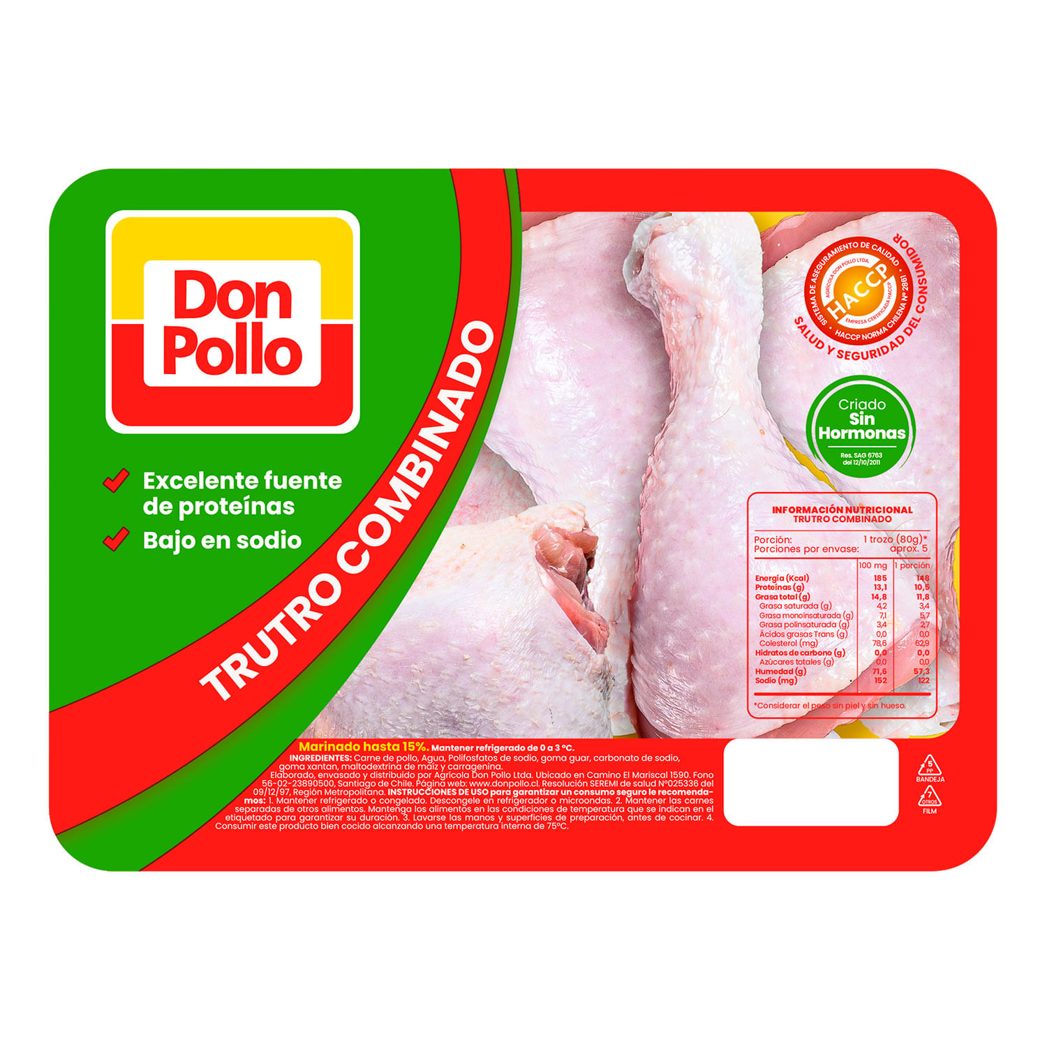 Don Pollo Trutro Combinado 900 g