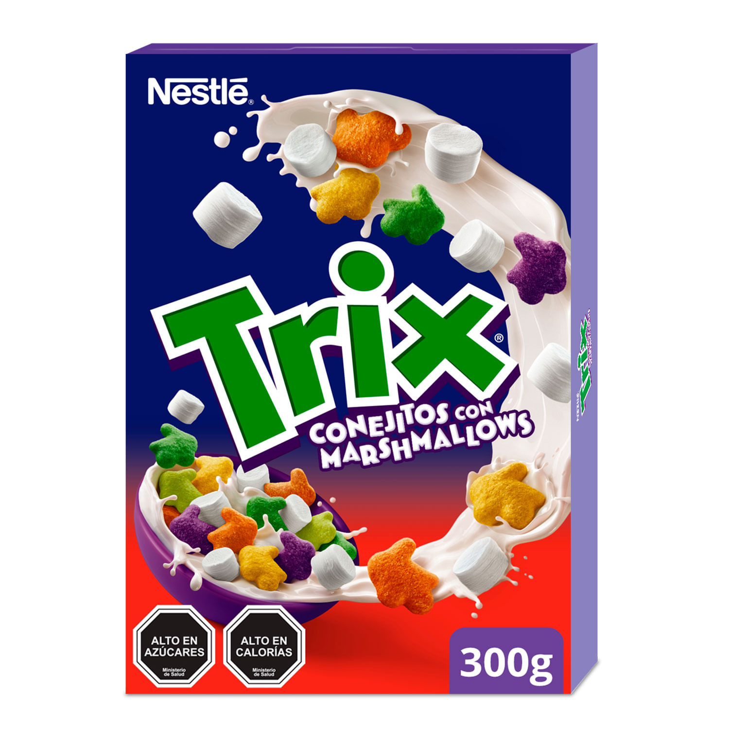 etiqueta nutricional de cereales trix