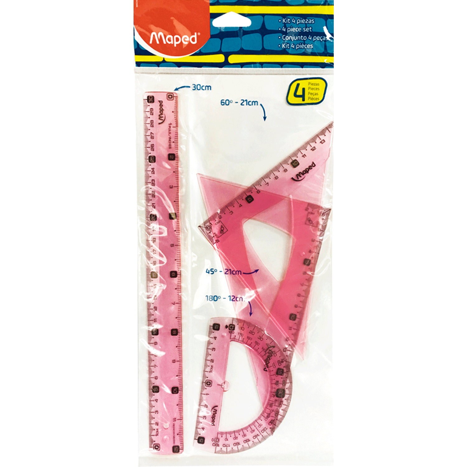 12 Inch Shatter Resistant Ruler