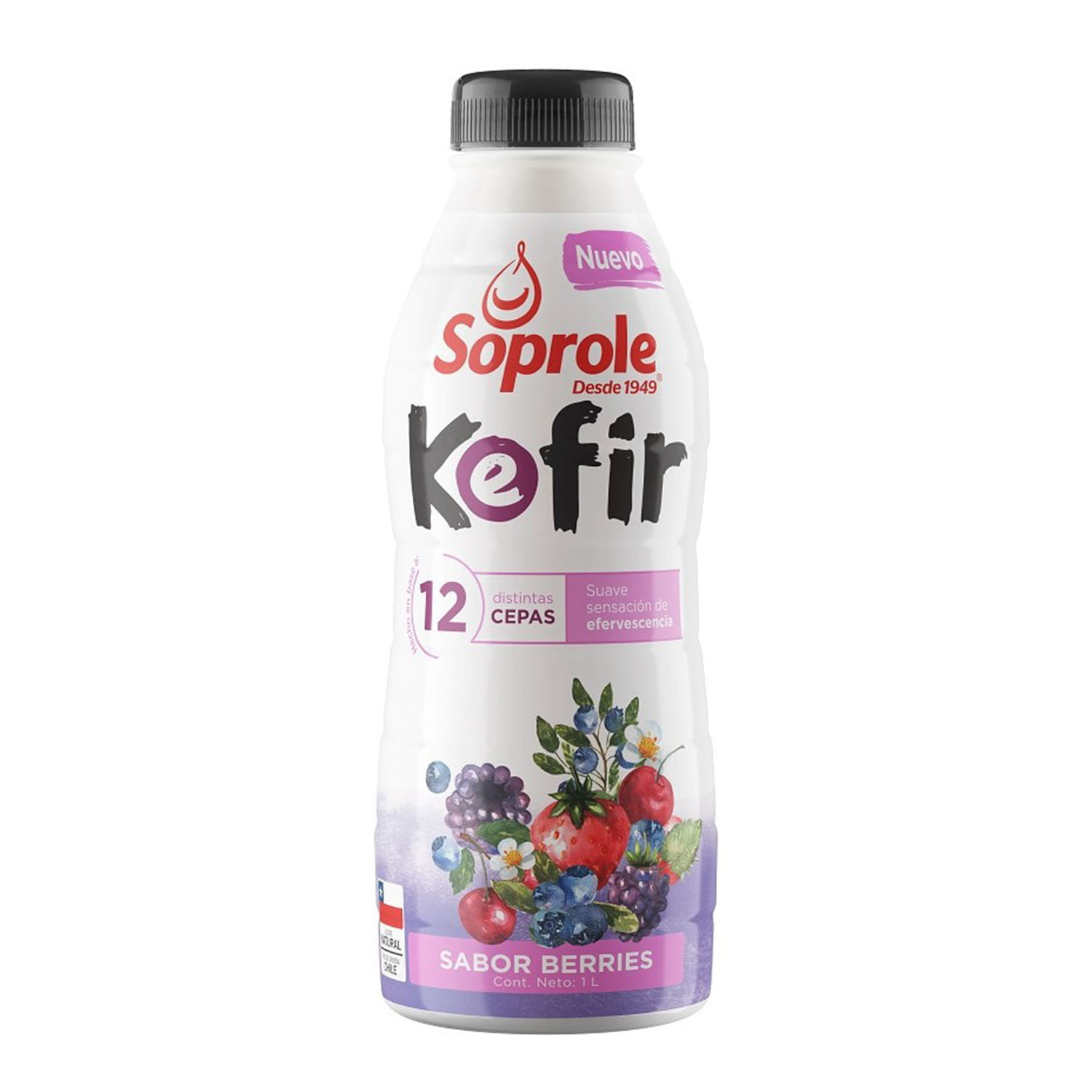 Soprole Bebida Láctea Kéfir Berries 1 L