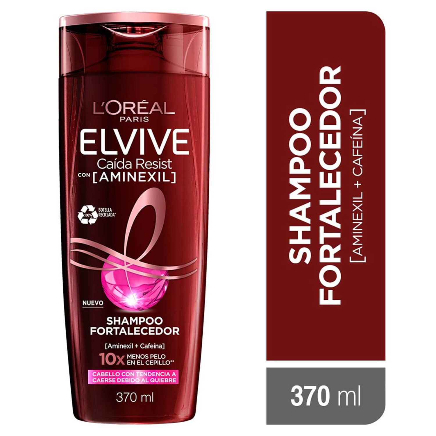 LOREAL Elvive Shampoo Hidra Hialuronico 750ml-25.4 Oz -PACK X 2
