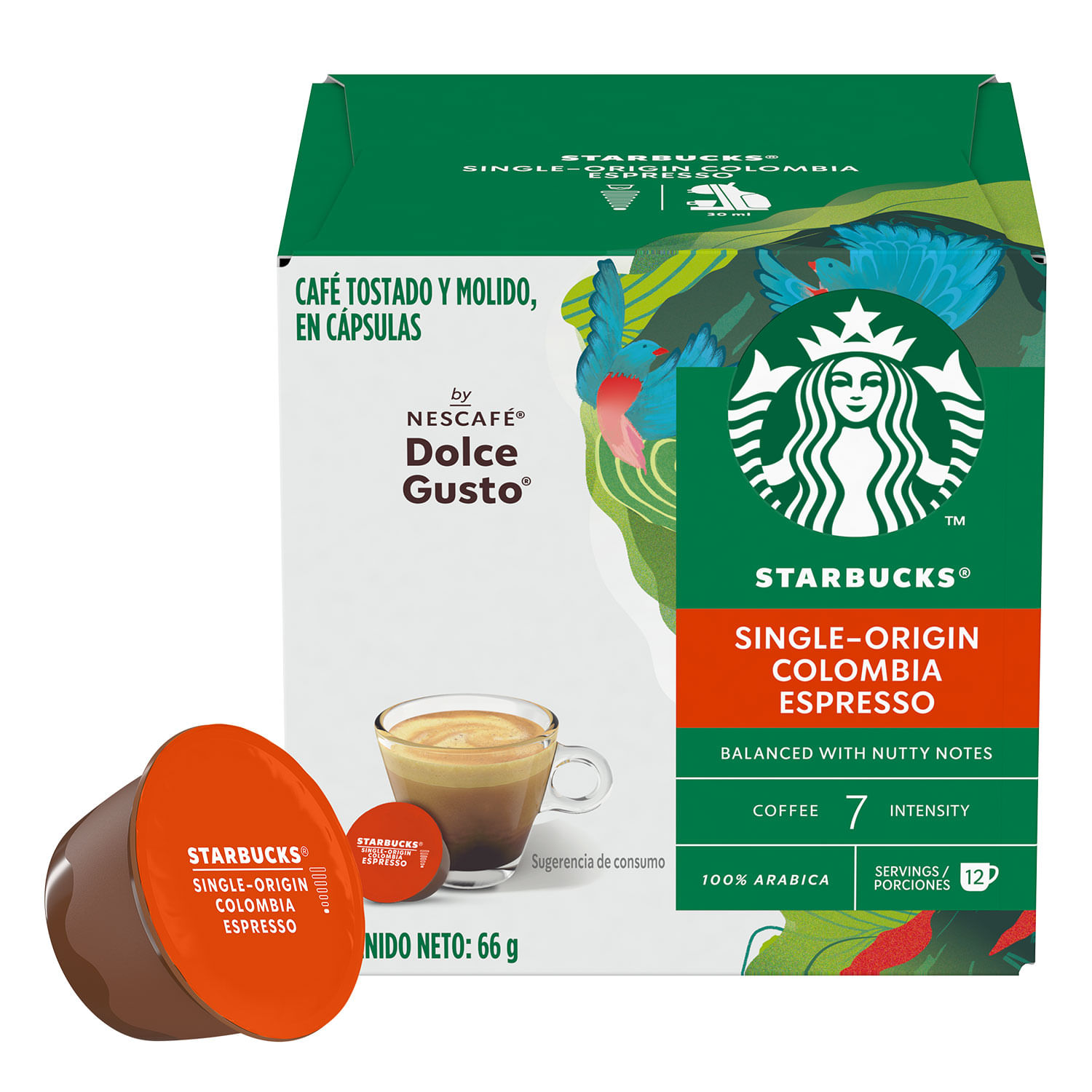Starbucks Colombia Espresso - 12 Cápsulas para Dolce Gusto por 4,49 €