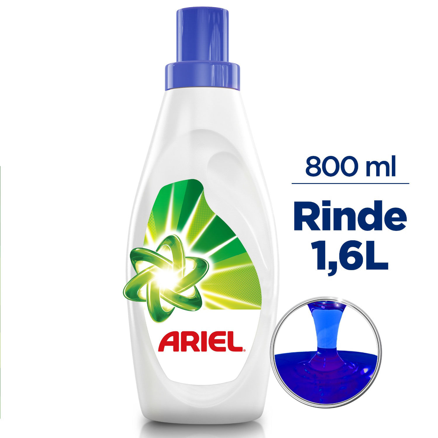 Ariel Extra Poder Quitamanchas Detergente líquido elimina incluso las  manchas resecas de 7 días 1500 ml