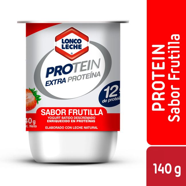 Yogurt Proteina Lonco Leche Frutilla