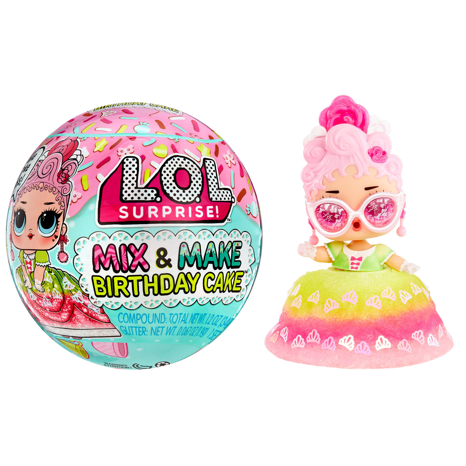 Muneca L.O.L. Surprise Mix Make Birthday Cake Tots Jumbo.cl