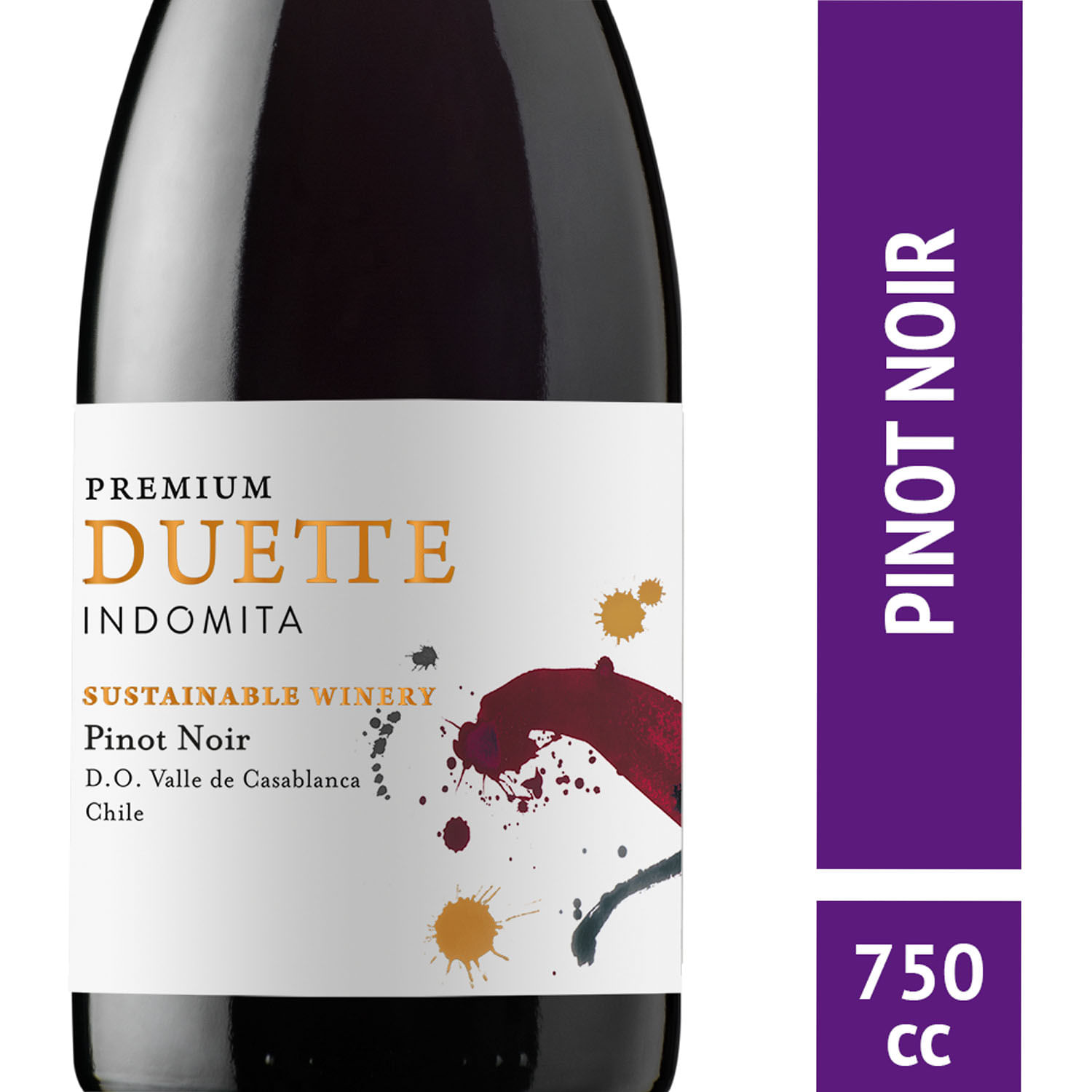 Vino Viña Indomita Duette Pinot Noir 14° 750 cc